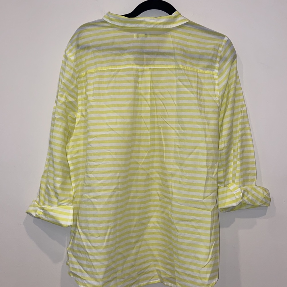 Yellow & White Button-Down - Picture 6 of 7